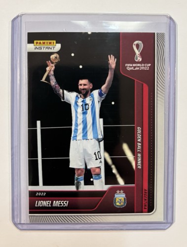 Lionel Messi 2022 Panini Instant World Cup Argentina /6262 Soccer Card #132