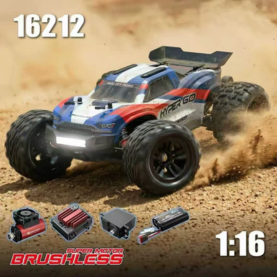 MJX Hyper Go 16212 1/16 Brushless RC Buggy 4WD Fast Off-Road Metal CVD Shocks
