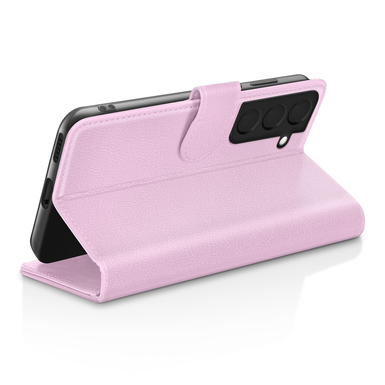 Hülle Galaxy S22 Plus rose pour visionner vos vidéos les mains libres - 3