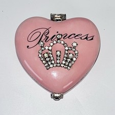 Trinket Box Princess First Curl /Tooth Baby Girl Keepsake Ceramic Mud Pie Gift