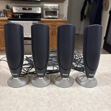 Dell MMS 5650 Computer Desktop Speakers Front And Rear Speakers Left And Right
