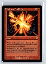 (3x) VOLLEY OF BOULDERS - Odyssey – MTG Magic the Gathering Card - Rare
