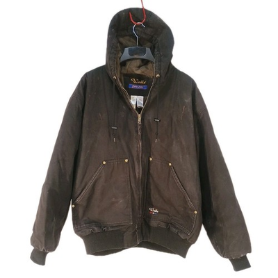 #ad Vintage Walls Jacket Mens XXL Black Zero Zone Lined Bomber Work Chore Coat $24.99