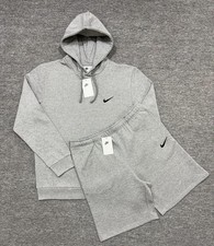 Nike Men's Set Hoodie shorts, GRAY