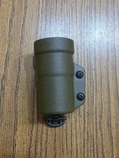 Zero 9 Holsters Flashlight Case - Bezel Down OD Green MOLLE