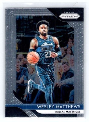 2018-19 Panini Prizm Basketball 290 Wesley Matthews - Dallas Mavericks