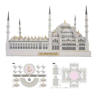 DIY Building Paper Model Kits DIY Building Model Beautifue For Home Decoration