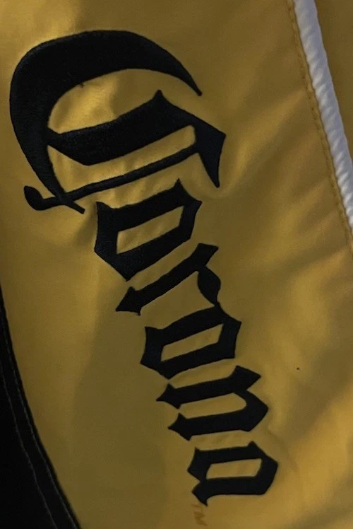 Bañador Corona Extra Negro y Amarillo 100% Poliéster Talla XXL Foto 2 de 4