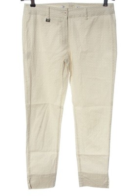 EMANUELA COSTA Stoffhose Damen Hose Gr. DE 38 creme Casual-Look