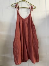 Women’s Old Navy Dusty Rose Summer Dress/cover Up  W/pockets size Large