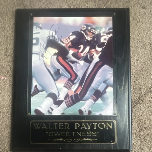 Walter Payton Chicago Bears Signed Original Photo Gallen Authenticated Football