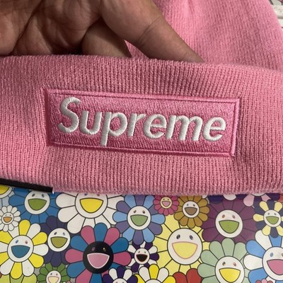 Supreme Pink Box Logo Beanie Fw21 | eBay