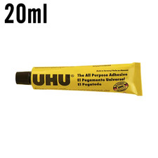 UHU ALL PURPOSE GLUE 60ml SIZE TUBES STRONG CLEAR ADHESIVE