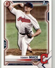 2021 Bowman Draft Tommy Mace #BD-111 Cleveland Indians