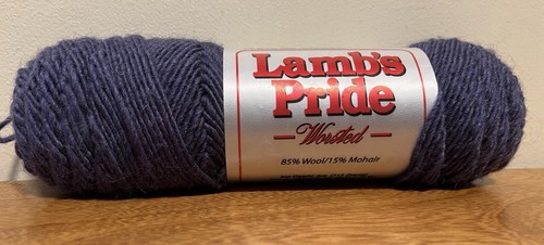 Lambs Pride Brown Sheep Company Worsted Yarn Wool Mohair Color M Denim 