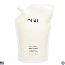 Volumizing Shampoo Refill for Fine Hair - Keratin, Biotin, Chia Seed Oil 32oz