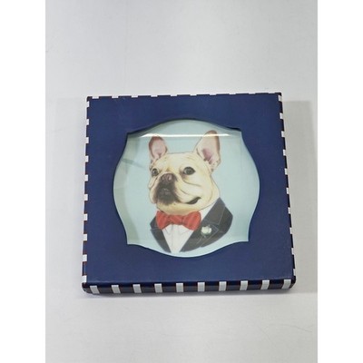 Galison The Berkley Bestiary Animal Portraits Porcelain Tray French Bulldog Tux