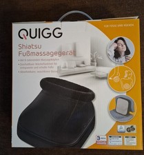 QUIGG Shiatsu Fußmassagegerät  OVP für Füße und Rücken / Wärmefunktion