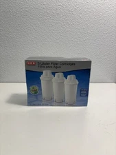 H-E-B 3 Water Filter Cartridges For Brita Pur And More Sealed Damaged Box