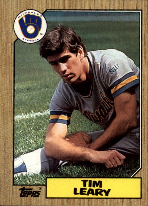 1987 Topps #32 Tim Leary - BB