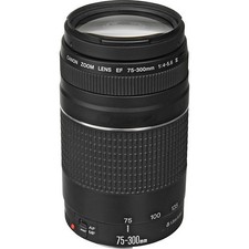 NEW Canon Zoom Lens EF 75-300 MM f/4 -5.6 III White box
