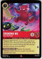 Grandma Wu Fierce Red Panda 120/204 Attack of the Vine Disney Lorcana