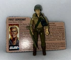 GI Joe Duke Mail Away Flag Sticker File Card 1983 100% Complete Hasbro