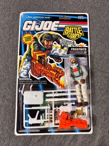 1992 Hasbro GI Joe Battle Corps FROSTBITE MOC