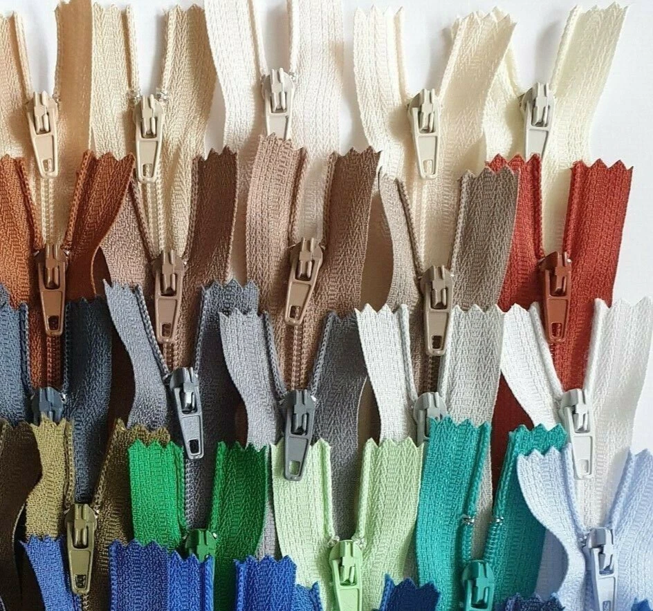 25 Reißverschlüsse 18 - 20 - 22 cm MIX Reißverschluss Verschlüsse nicht teilbar - Bild 4 von 4