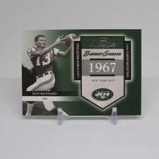 Don Maynard 2002 Playoff Prestige 1967 Banner Season #BS-8 # /1967 NY JETS HOFer