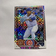 2023 Topps Chrome X-Fractor #212 Marcus Stroman Chicago Cubs