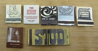 8 Vtg. Gay Interest Matchbooks San Francisco New Orleans: Boot Camp Stud