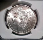 BEUATIFUL, "1899-0", "NGC", "MS-64", MORGAN DOLLAR, REFLECTIVE SURFACES.