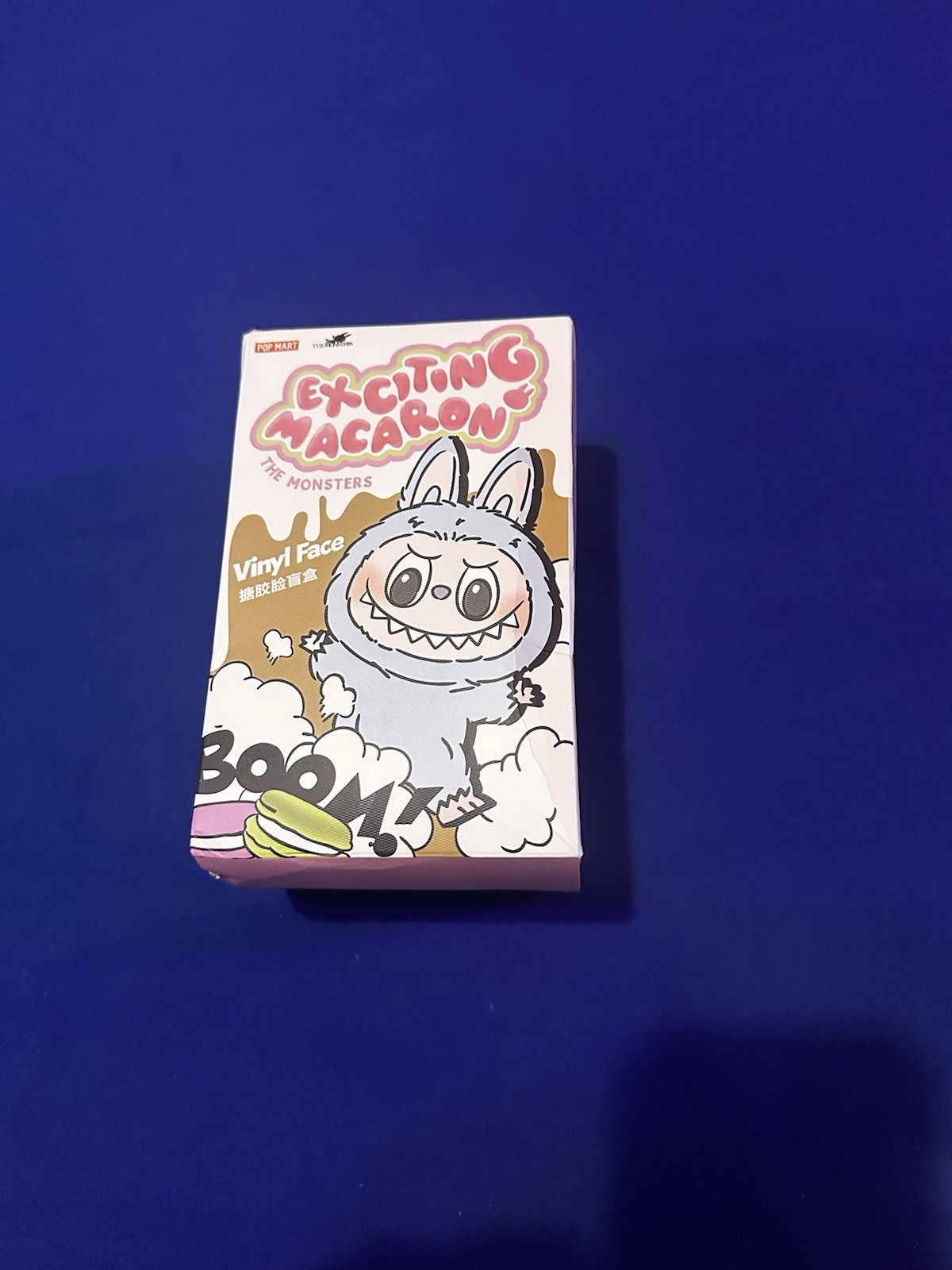 Exciting Macaron Vinyl Face 1 Blind Box POP MART THE MONSTERS (Box Has Creases)