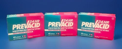 Prevacid 24HR Treats Heartburn Acid Reducer 42 Capsules 3 Boxes Exp 08/26