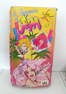 Super Rar Hasbro Jem and the Holograms Perücke Wig 80er Pink