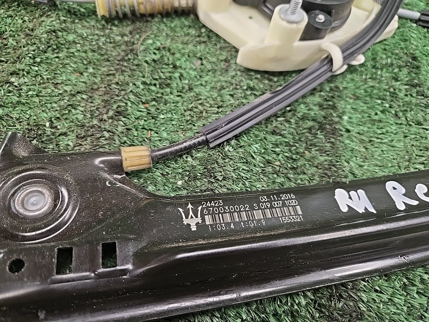14-22 Maserati Ghibli SQ4 Rear Right Passenger Side Window Regulator Motor Oem