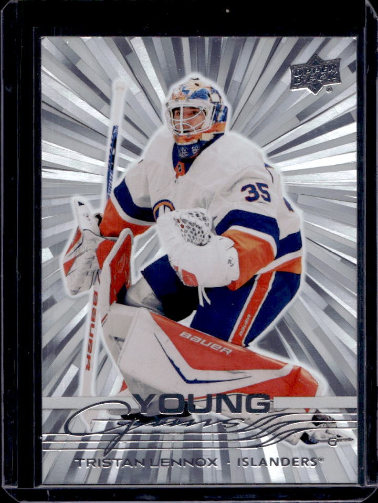 2025-26 Upper Deck Tristan Lennox Young Guns Outburst Silver RC #471