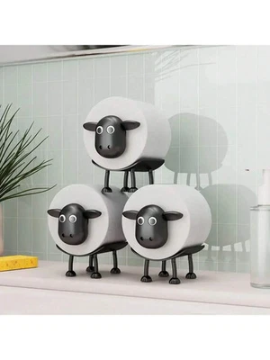 1/3PCS FUNNY SHEEP TOILET PAPER HOLDER QUIRKY BATHROOM DECOR LOO ROLL STORAGE UK