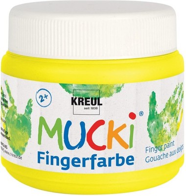 KREUL Fingerfarbe ''MUCKI'' gelb 150 ml