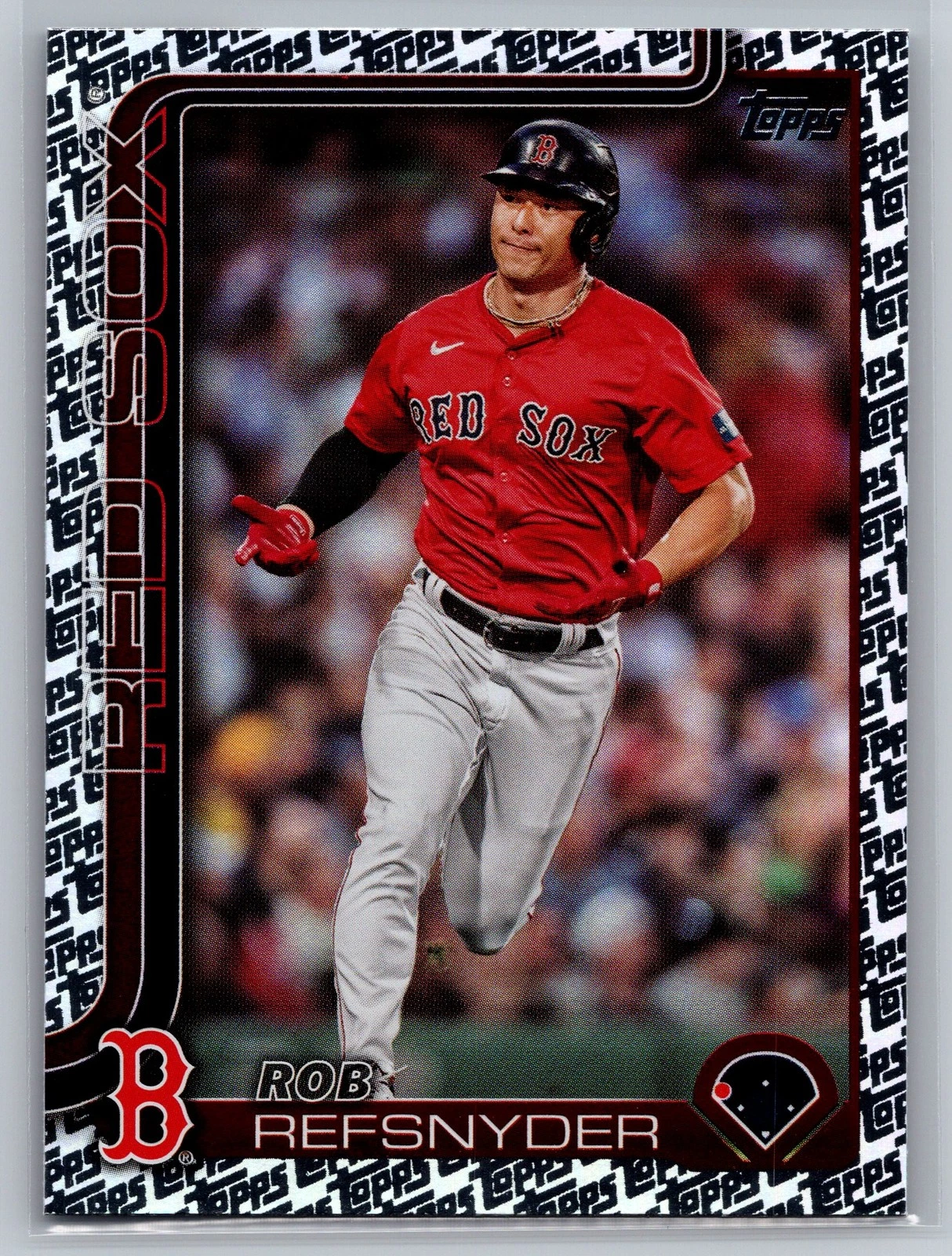 2025 Topps #112 Rob Refsnyder Topps Foil Pattern