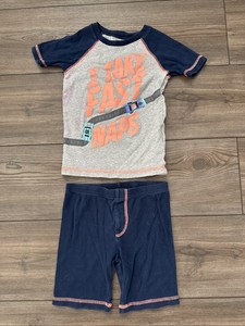 Boys Blue Pajamas - Simple Joys - Size 5T