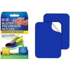 Rectangle Blister Prevention Patches  Trim to Fit Boots, Skates, Cleats, Hel...
