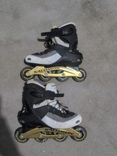 Salomon Inline Roller Skates, DR120, Men’s UK Size 10, Black/white/yellow