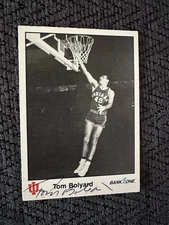 Tom Bolyard Signed Trading Card Autograph Indiana Hoosiers IU Bank One 1