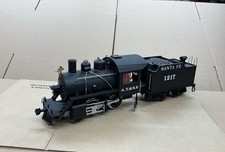 LGB SPUR G DAMPFLOK 2-4-0 SANTE FE SCHWARZ MIT TENDER 20231 DCC BEREIT!