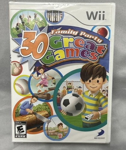 Family Party: 30 Great Games - Nintendo Wii New Factory Sealed