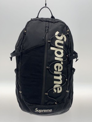 Supreme backpack 17ss rucksack -- Black solid Used | eBay
