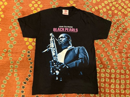 Online Ceramics John Coltrane Black Pearls Tee - Size SMALL - Schwarz - NEU