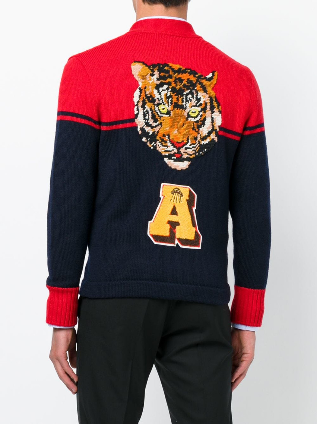 Gucci Intarsia Cardigan Knitwear Jumper Pullover Jacket XS